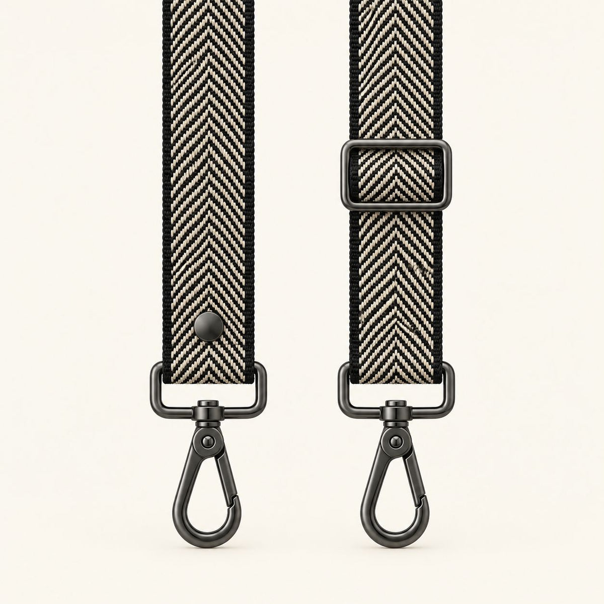 Black & White Chevron Strap