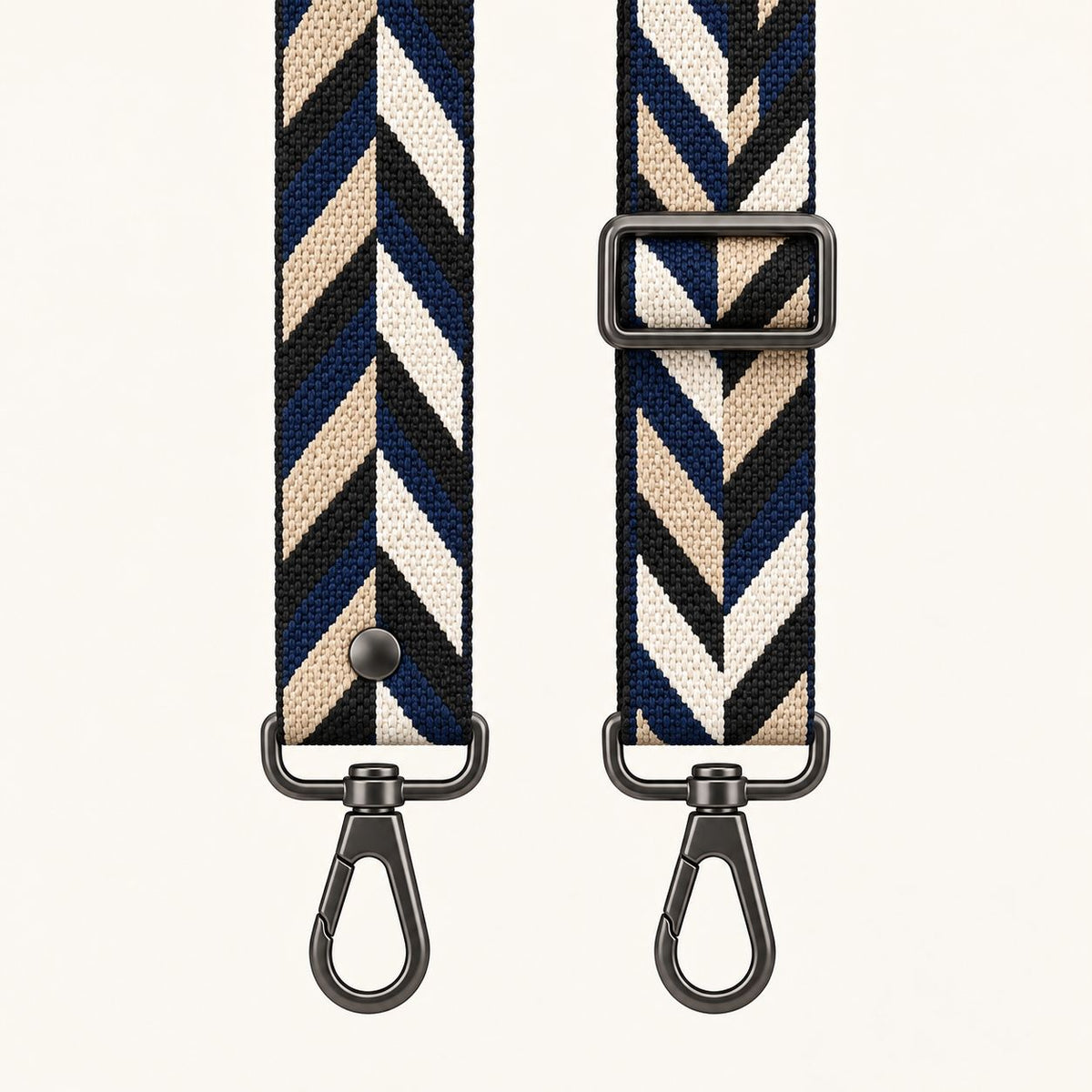 Navy & White Mosaic Strap